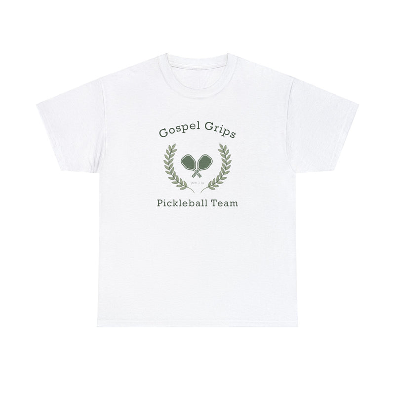 Gospel Grips Pickleball Team T-Shirt- "John 3:16" Faithful Sportswear