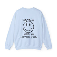 "SMILE JESUS LOVES YOU" - Sweatshirt