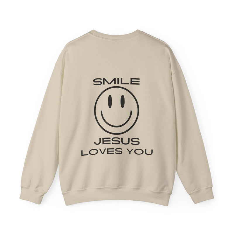 "SMILE JESUS LOVES YOU" - Sweatshirt