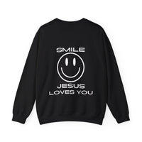 "SMILE JESUS LOVES YOU" - Sweatshirt