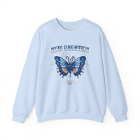 "New Creation" 1 Corinthians 5:17 Butterfly Sweatshirt