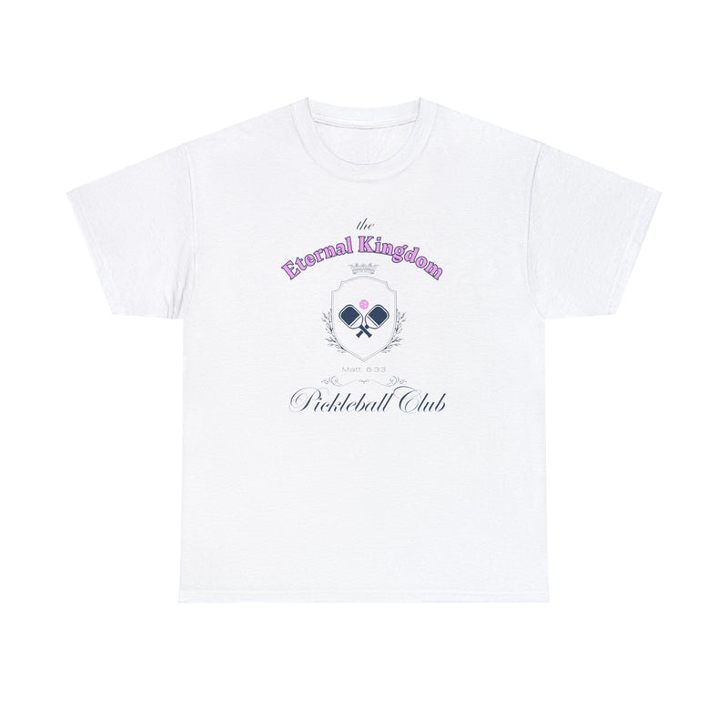 Eternal Kingdom Country Club T-Shirt Pickleball - "Matt. 6:33" Golf-Inspired Tee