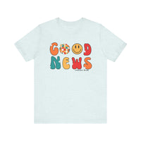 "Good News" John 3:16 Colorful Scripture - Ultra Soft T-Shirt