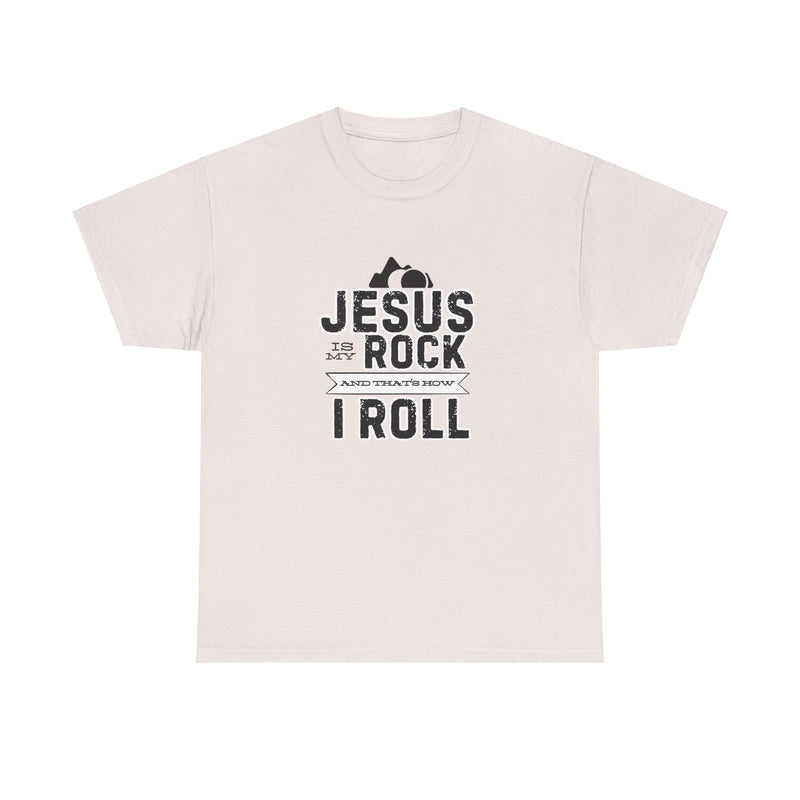 "Jesus Is My Rock" Christian Faith T-Shirt