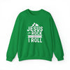 "Jesus Is My Rock" Christian Faith Sweatshirt