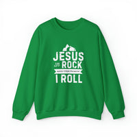 "Jesus Is My Rock" Christian Faith Sweatshirt