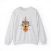 "Made to Worship" Psalm 95:1 Floral Guitar Sweatshirt