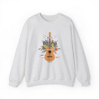 "Made to Worship" Psalm 95:1 Floral Guitar Sweatshirt