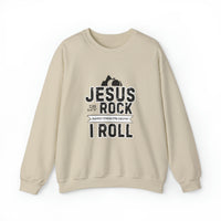 "Jesus Is My Rock" Christian Faith Sweatshirt