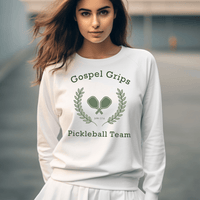 Gospel Grips Pickleball Team Sweatshirt - "John 3:16" Faithful Sportswear