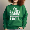 "Jesus Is My Rock" Christian Faith Sweatshirt