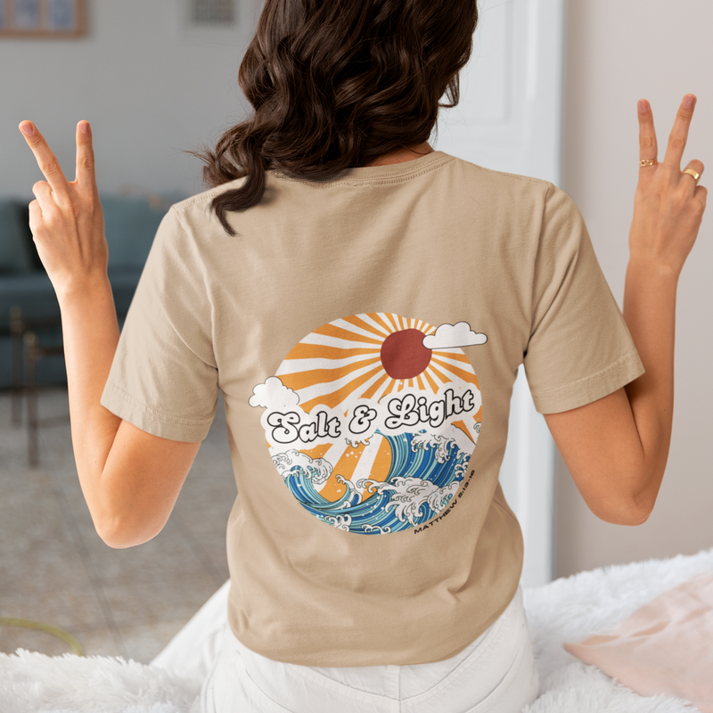 Sunshine & Serenity Tee - "Salt & Light" T-Shirt